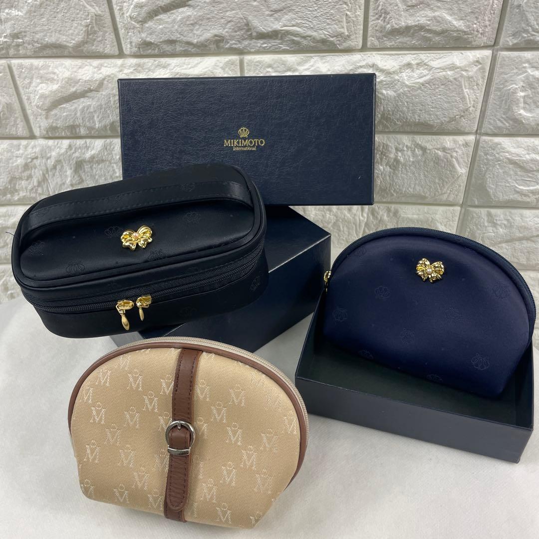 MIKIMOTO/置き時計、フォトフレーム、コスメポーチ、ノベルティ品、10点