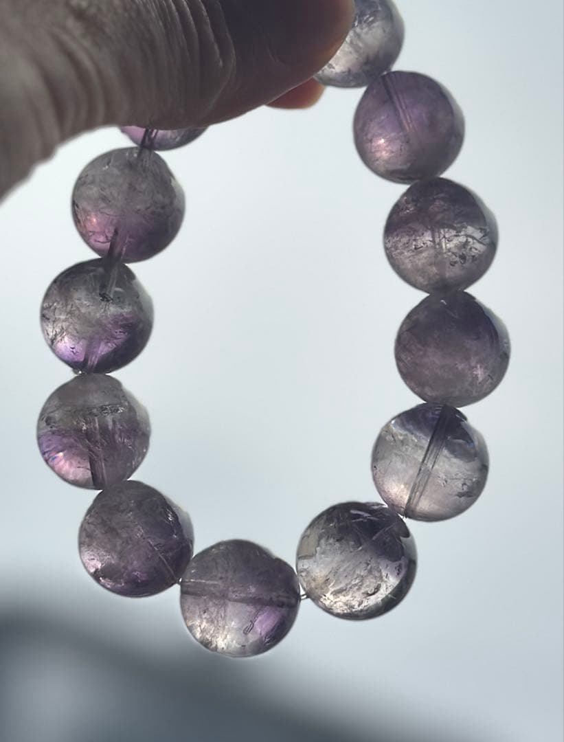 エンジェルファントムアメジスト17mmブレスレット