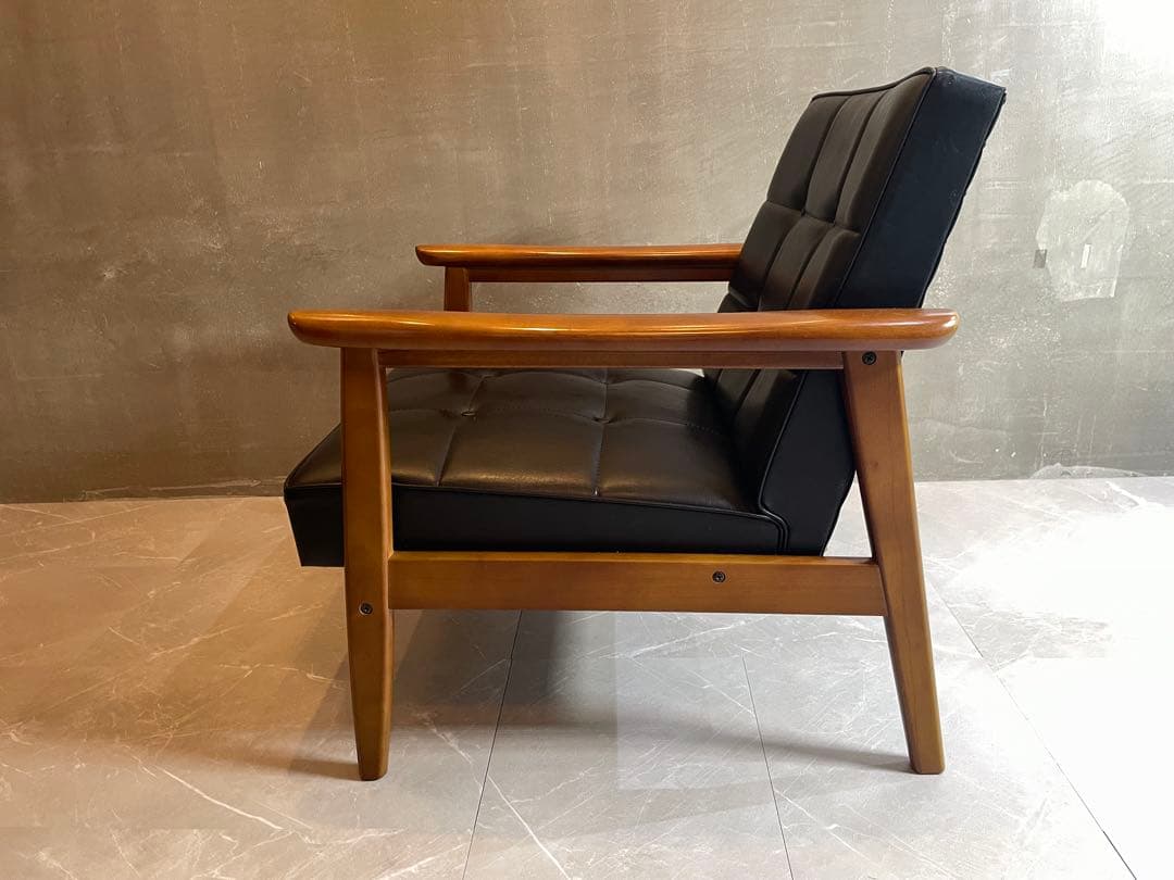 カリモク60 Kチェア 1シーター スタンダードブラック 50周年記念 数量限定