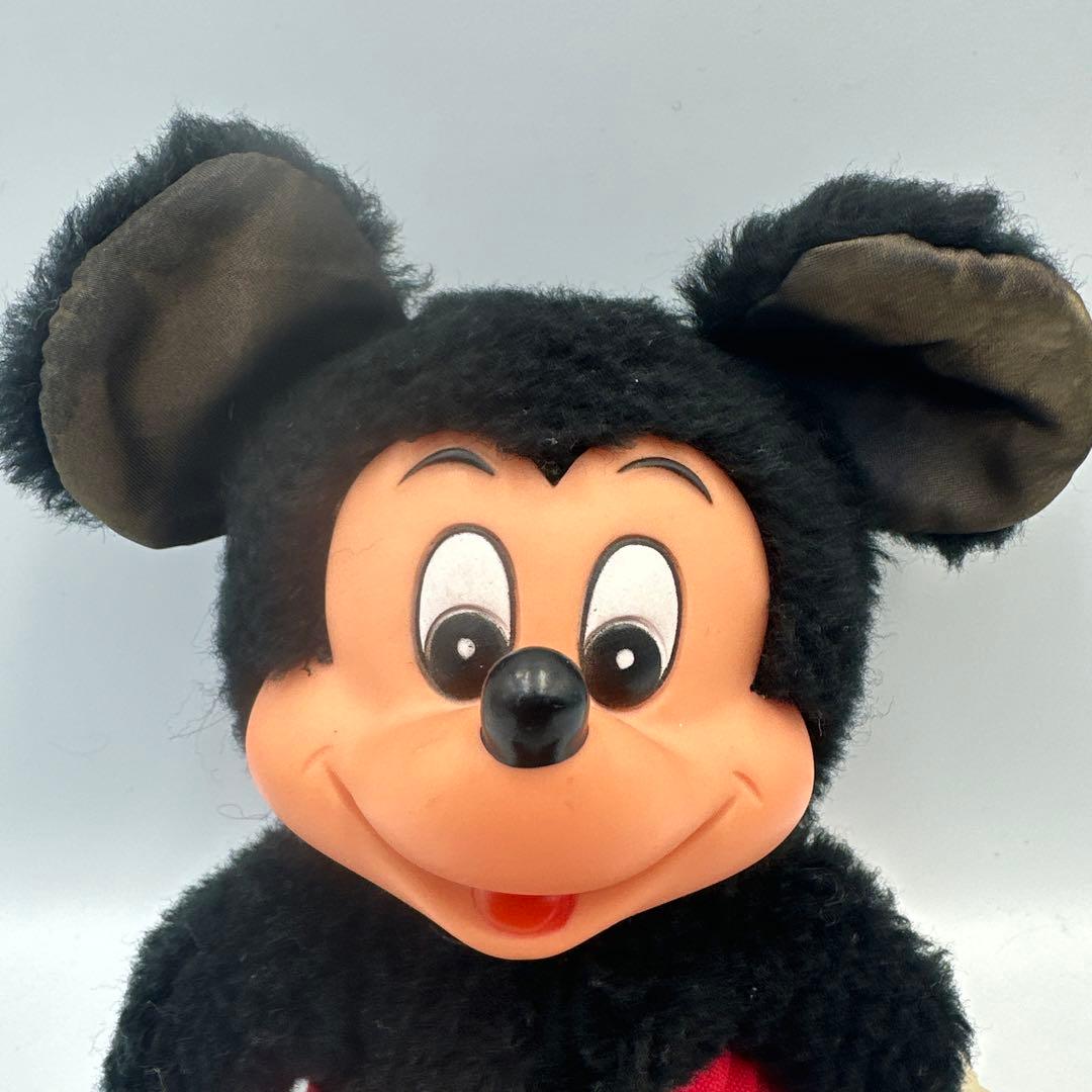 ヤングエポック社製 80年代レトロ ミッキーマウス ぬいぐるみ 約22