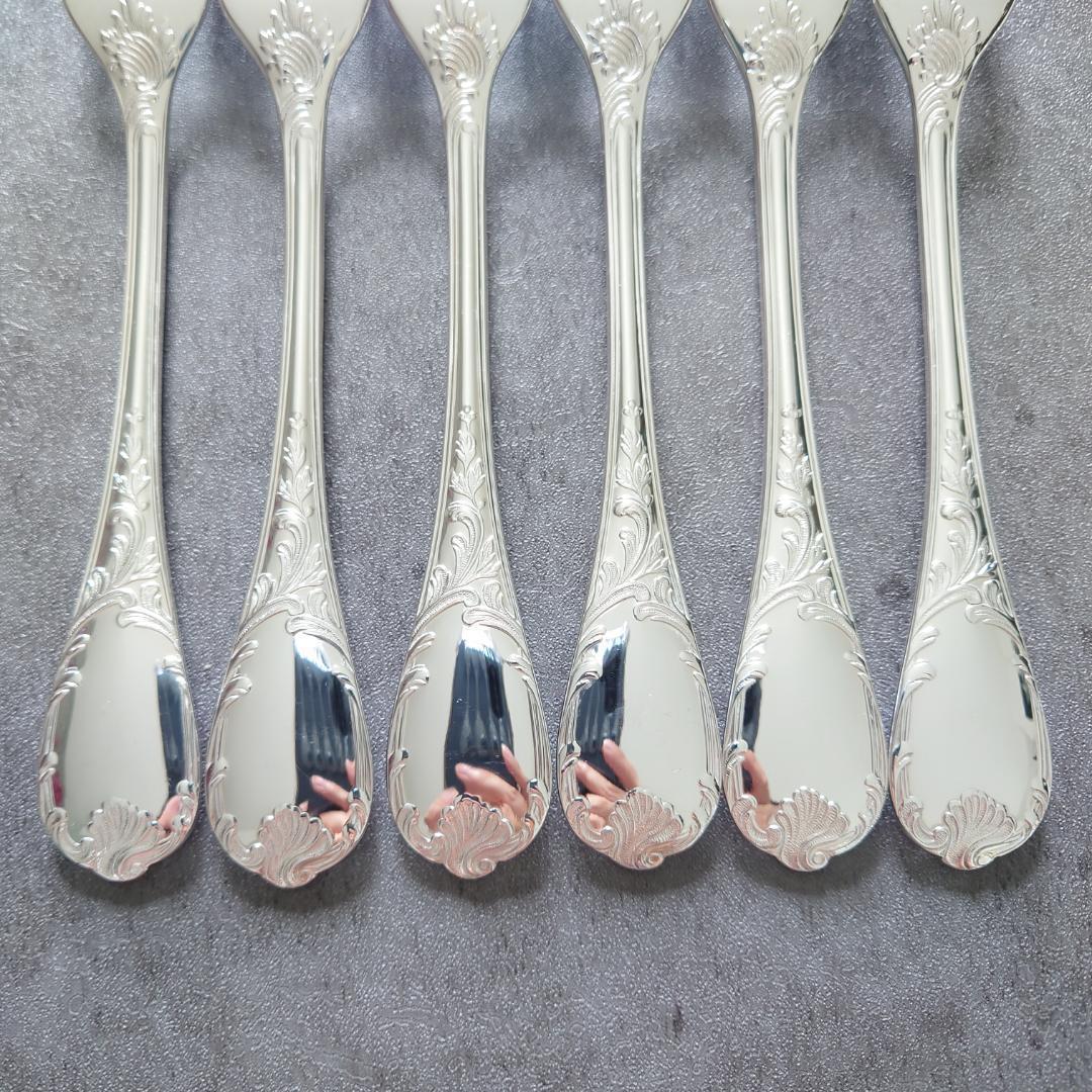 美品 クリストフル マルリー ケーキフォーク 6点