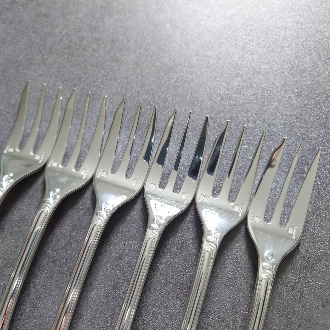 美品 クリストフル マルリー ケーキフォーク 6点