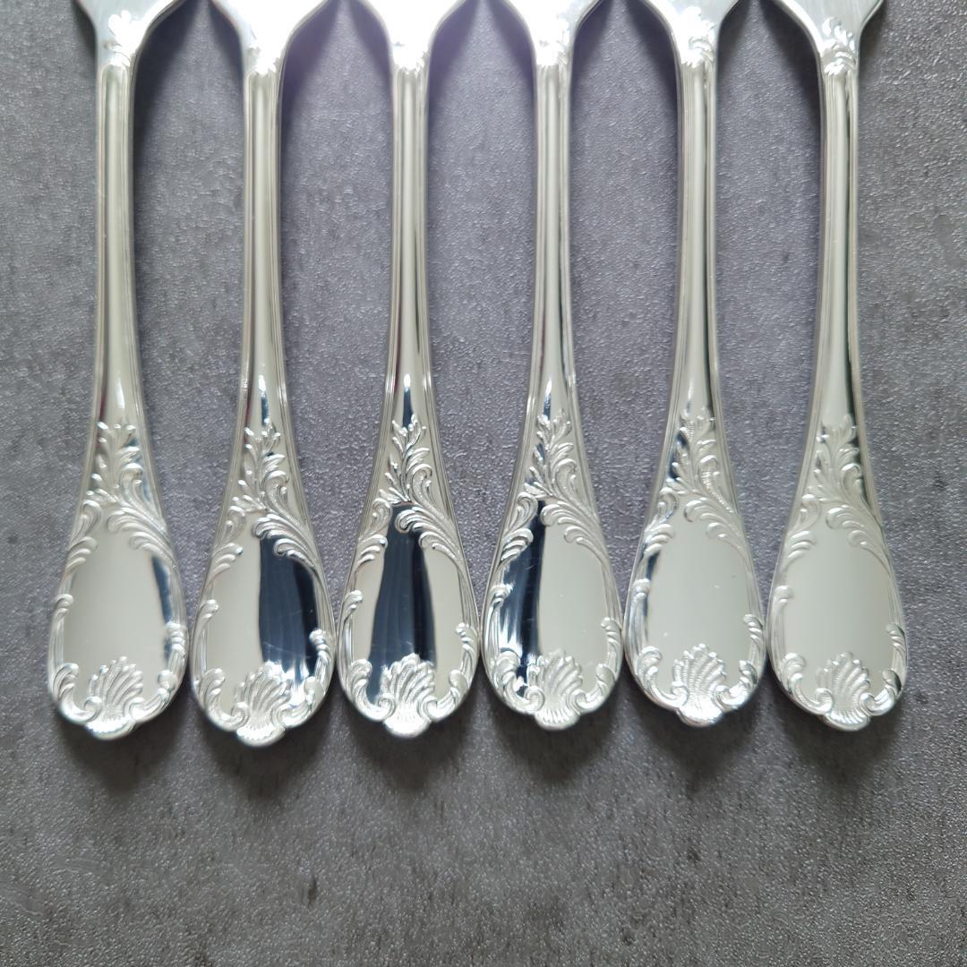 美品 クリストフル マルリー ケーキフォーク 6点