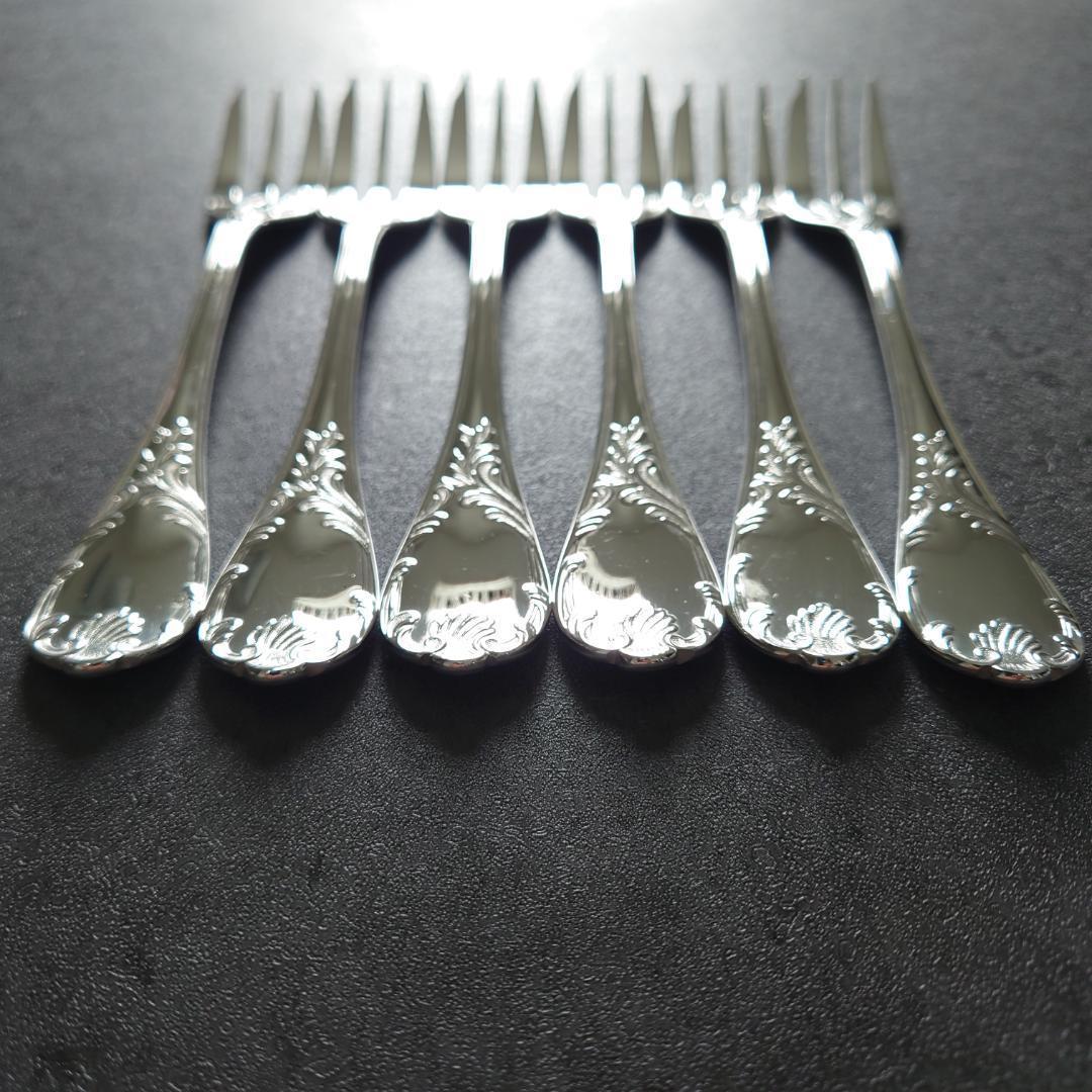 美品 クリストフル マルリー ケーキフォーク 6点