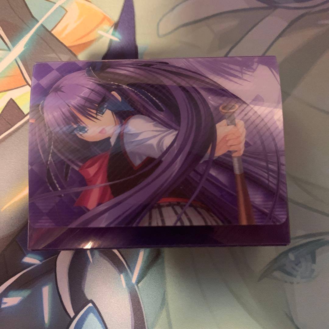 ヴァイスシュヴァルツ　リトルバスターズ　笹瀬川佐々美デッキ　ケース・スリーブ付き