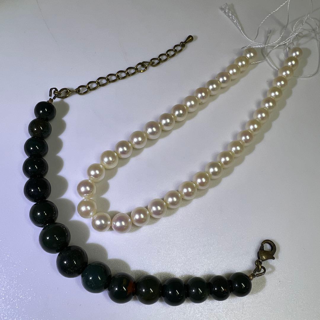 K18刻印　本真珠　翡翠　オパール　等　71.3g 東K7-1211ア㉟