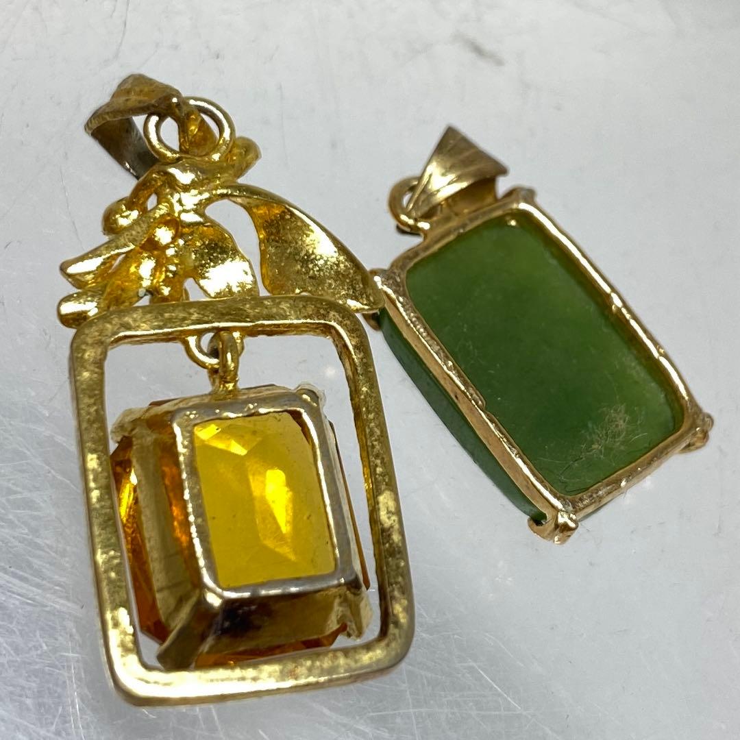 K18刻印　本真珠　翡翠　オパール　等　71.3g 東K7-1211ア㉟