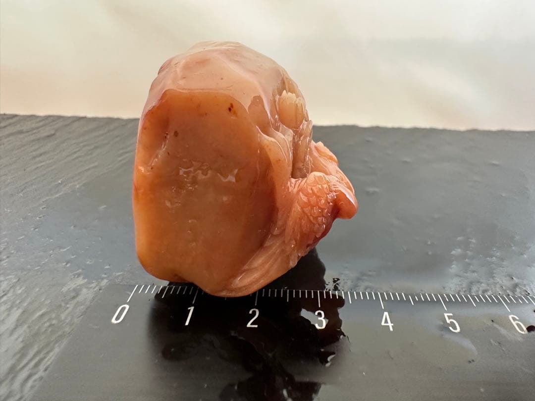 喜鹊连枝】ラオス石 鳥 篆刻 印材 落款 遊印 雅号 書道