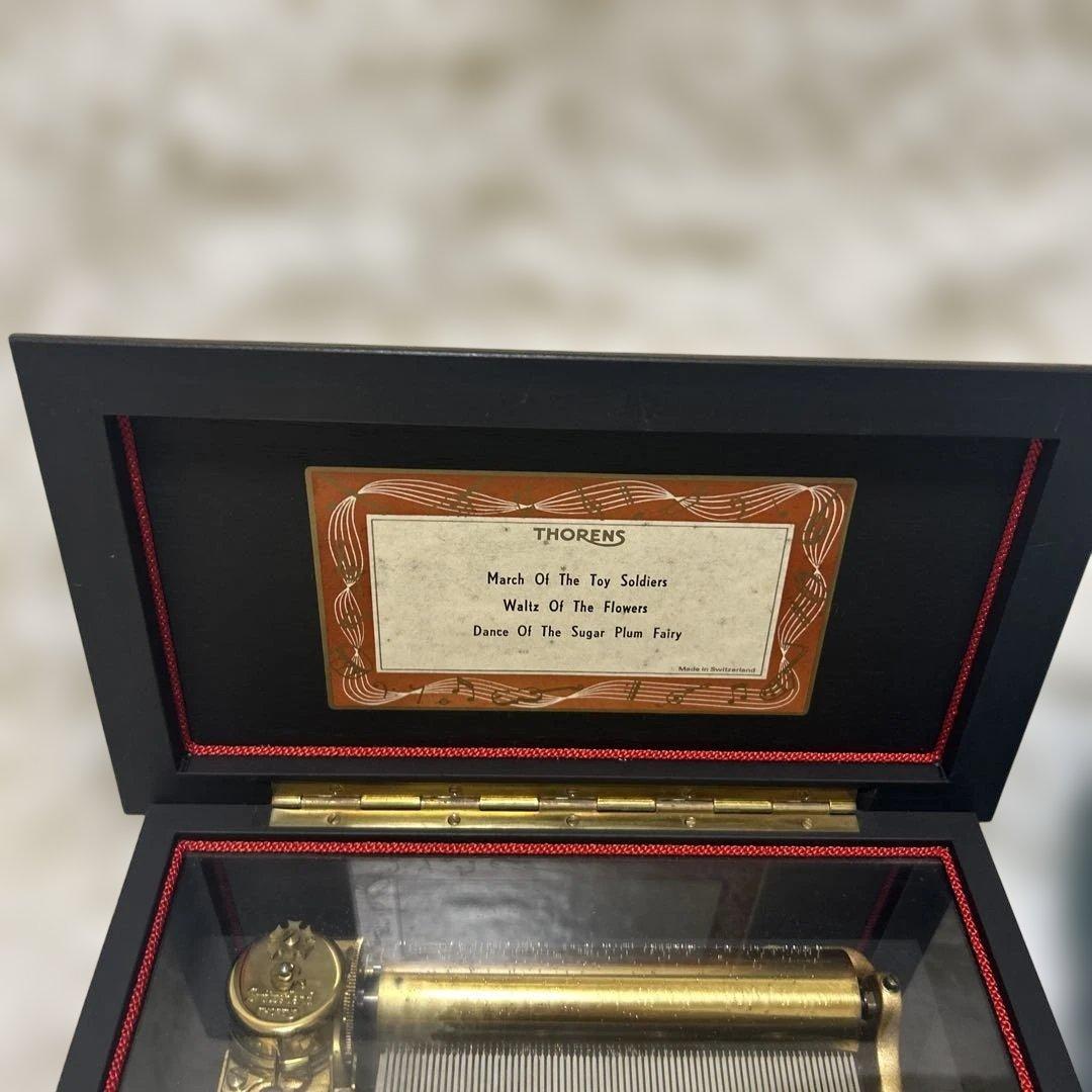 【極美品】THORENS トーレンス 現REUGE オルゴール 3曲 72弁