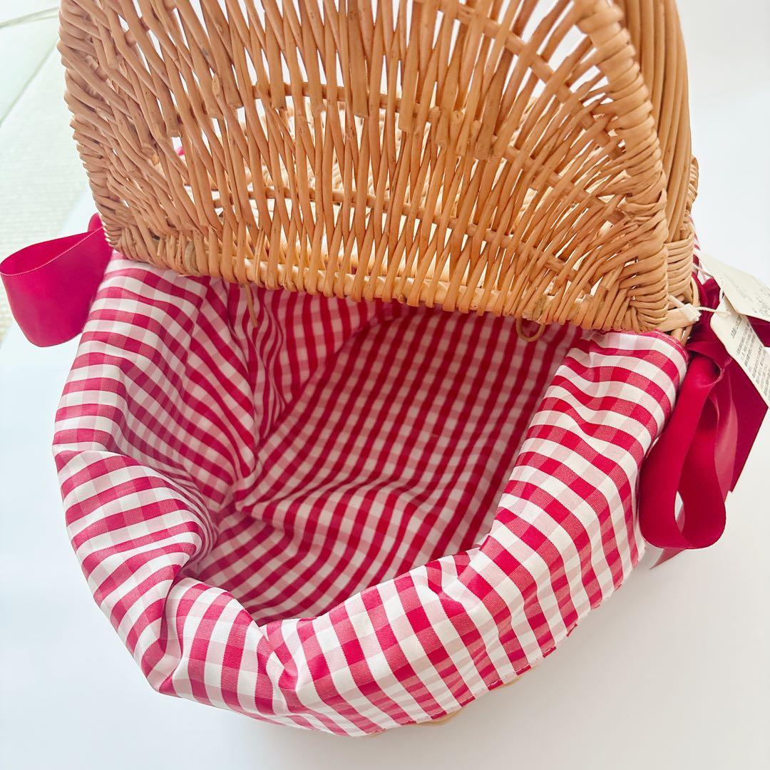 Maison de FLEUR ギンガムチェックバスケット