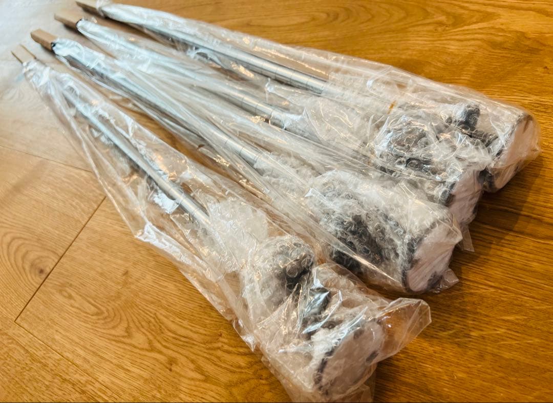 【未開封】ドウシシャルミナスライトテンションポール＋基本ポール＋延長ポールセット