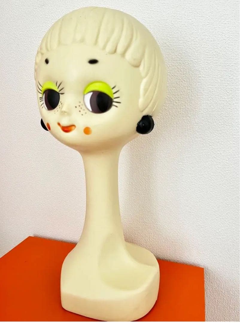 《希少品》ヘッドマネキン・ツイッギー 貯金箱