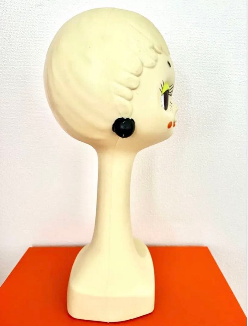 《希少品》ヘッドマネキン・ツイッギー 貯金箱