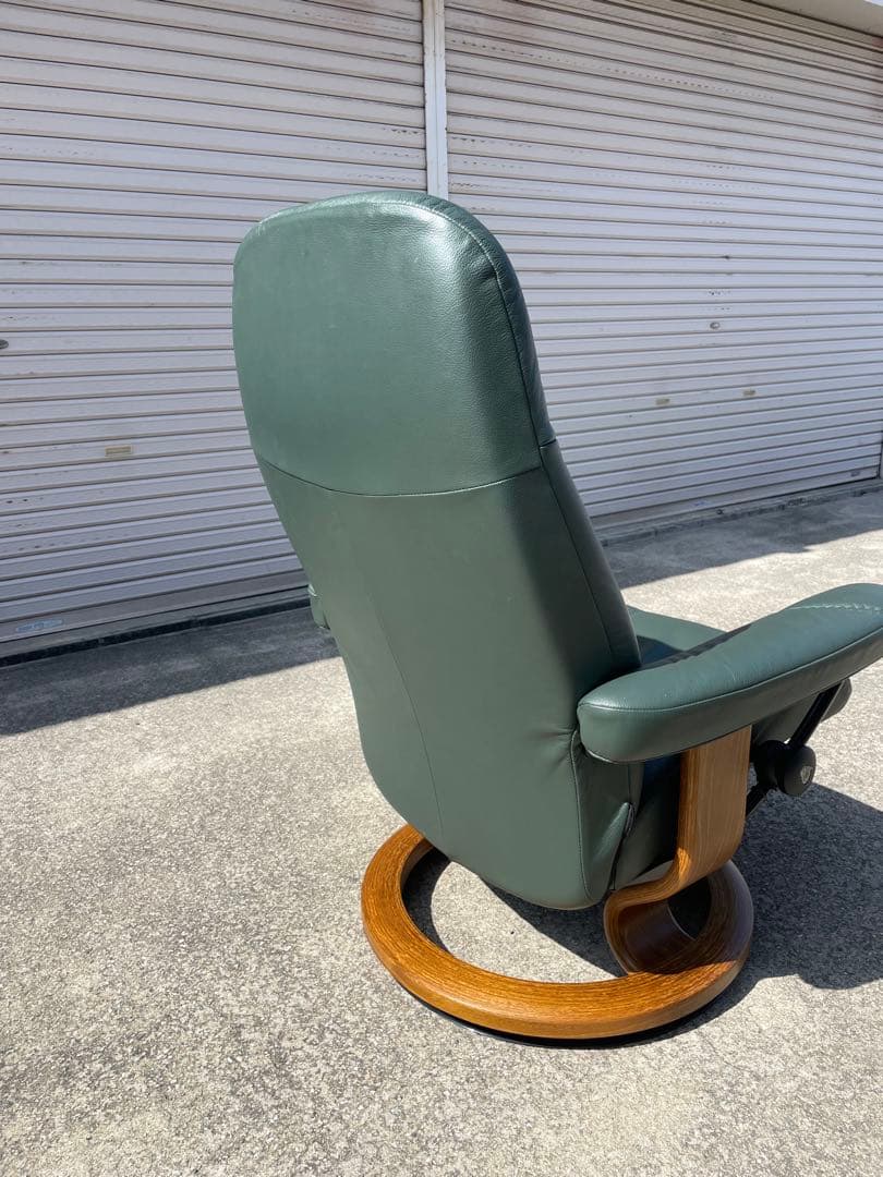 美品 エコーネス コンサル ストレスレス リクライニング ノルウェー