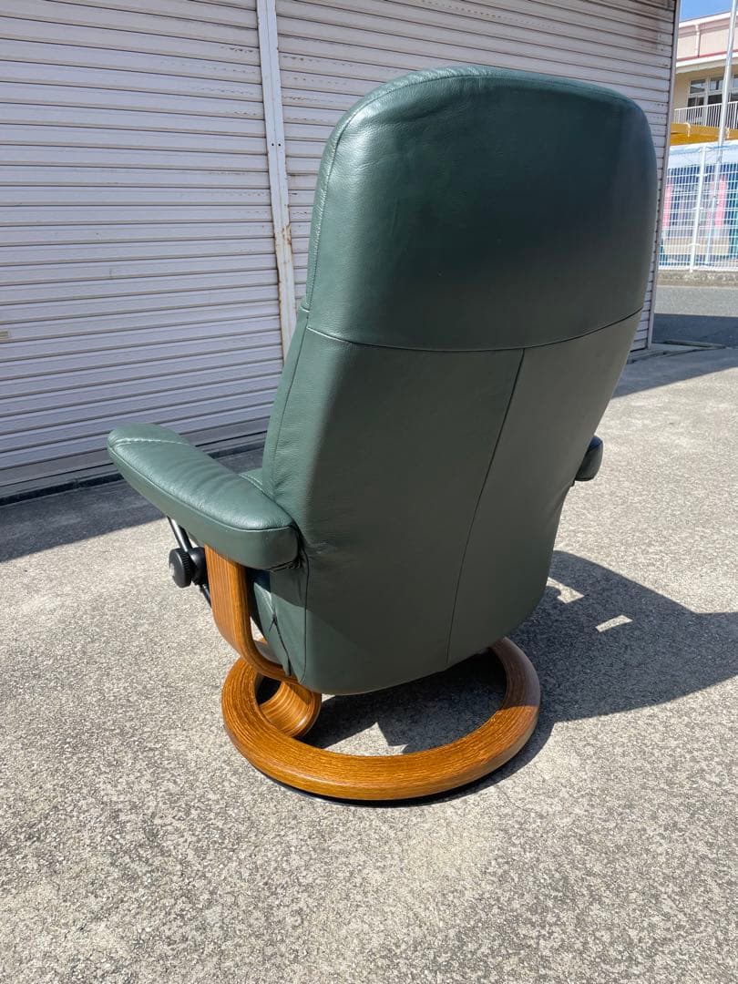 美品 エコーネス コンサル ストレスレス リクライニング ノルウェー