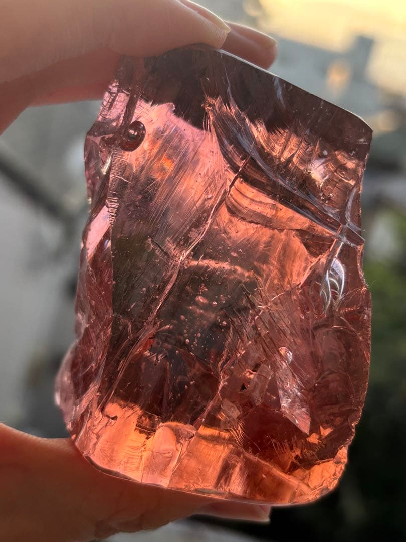 【希少】　シエラネバダ産　アンダラクリスタル　ロゼ　大きめ