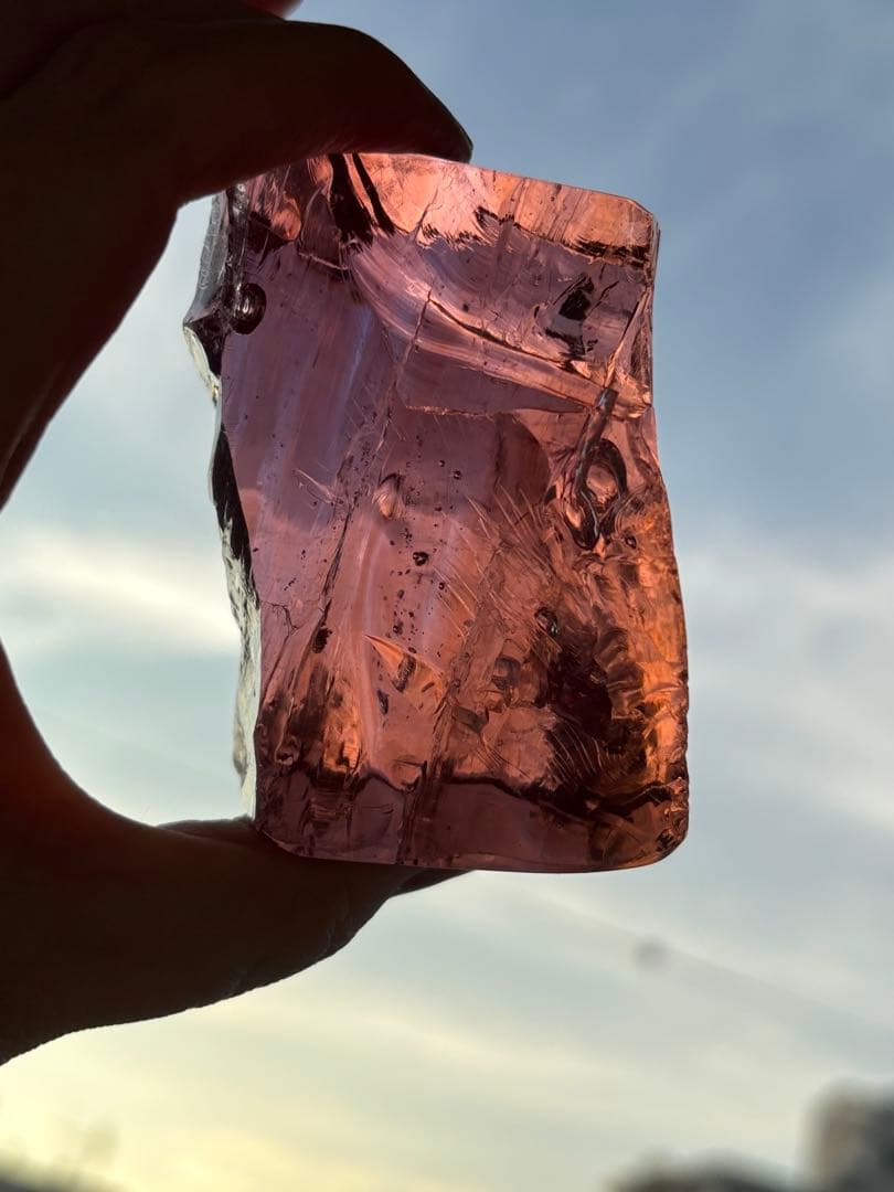 【希少】　シエラネバダ産　アンダラクリスタル　ロゼ　大きめ