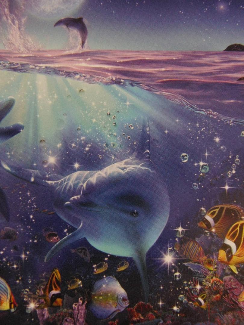 クリスチャン・ラッセン、【ウィッシュオンアスター】、希少な額装用