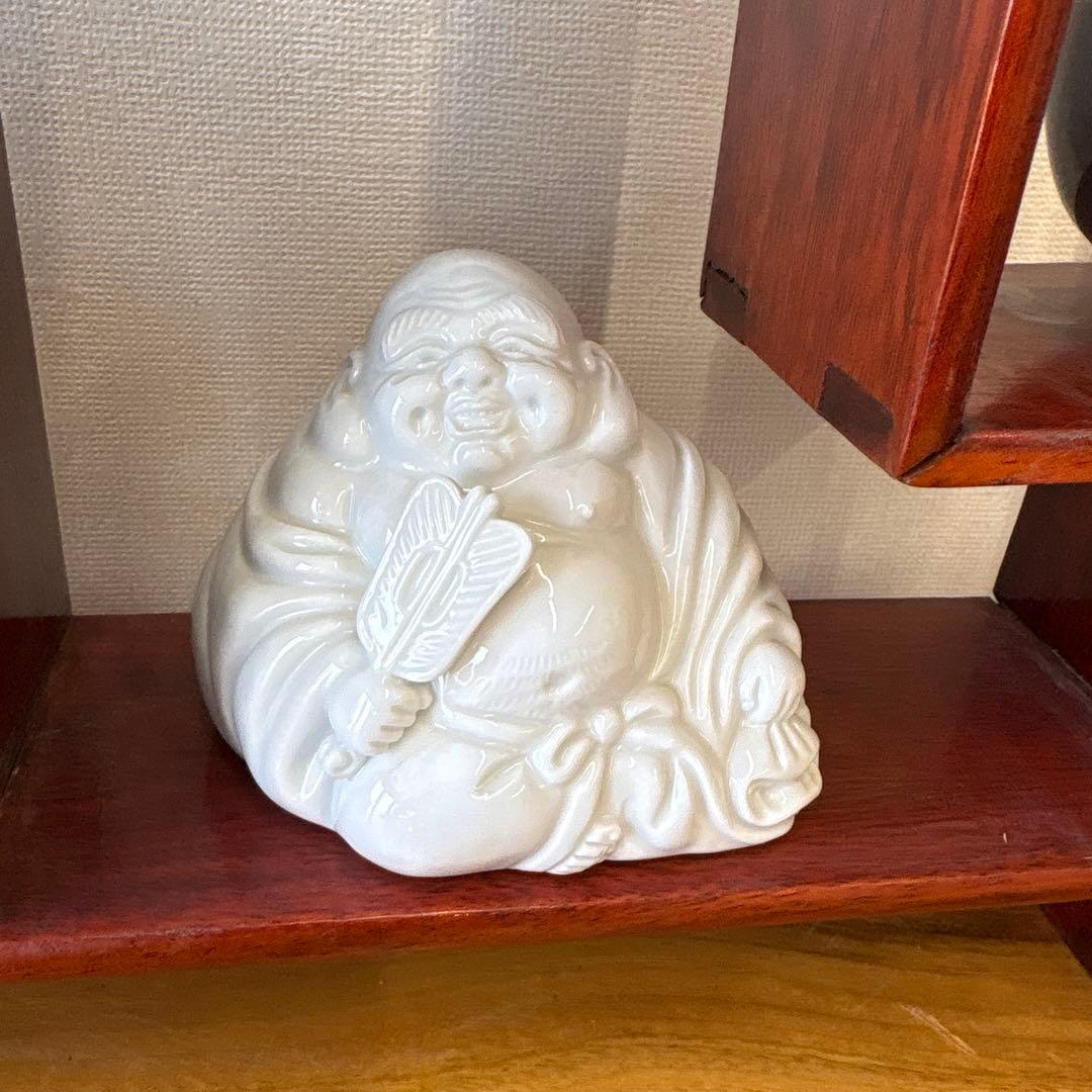 違棚　木製　高さ約36.5cm 横幅約53cm 置物　香炉セット