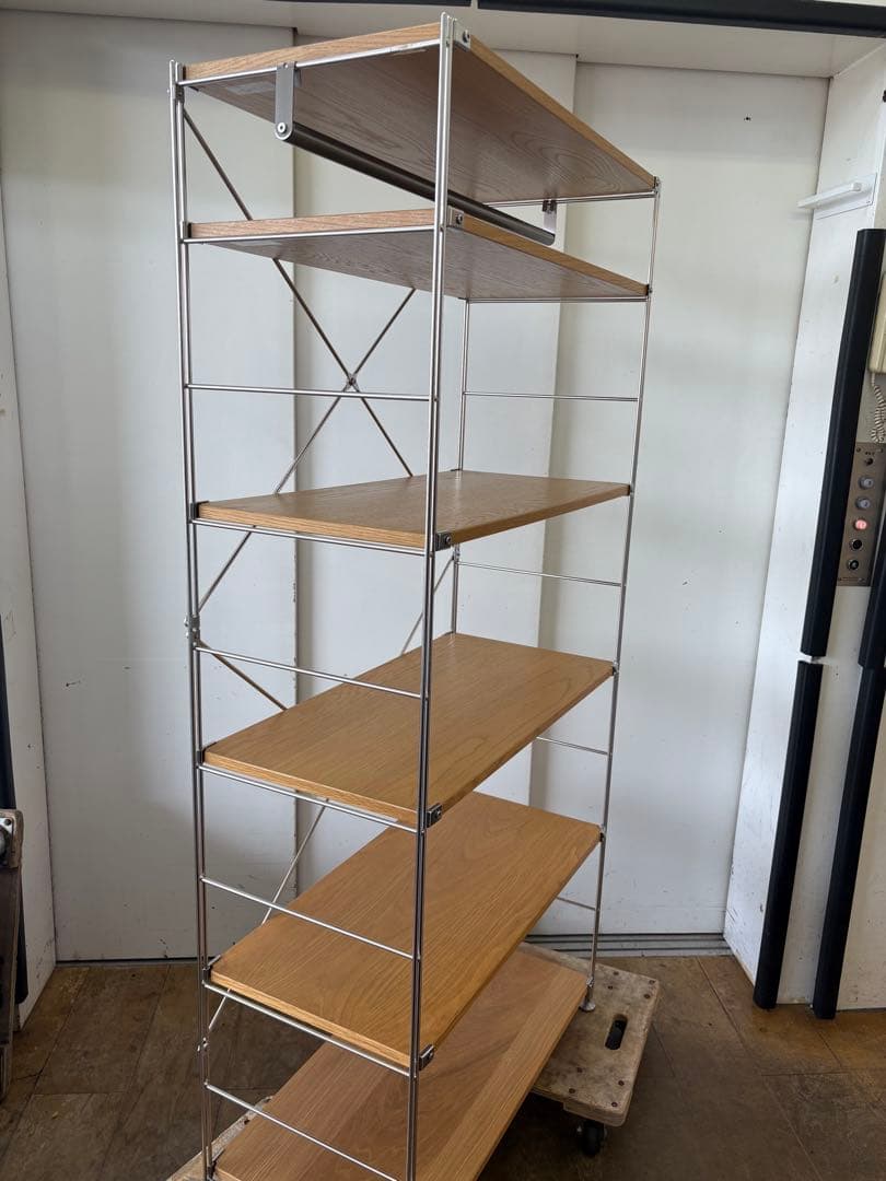 M105　ステンレスユニットシェルフ　シェルフ　幅840mm