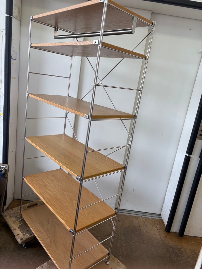 M105　ステンレスユニットシェルフ　シェルフ　幅840mm