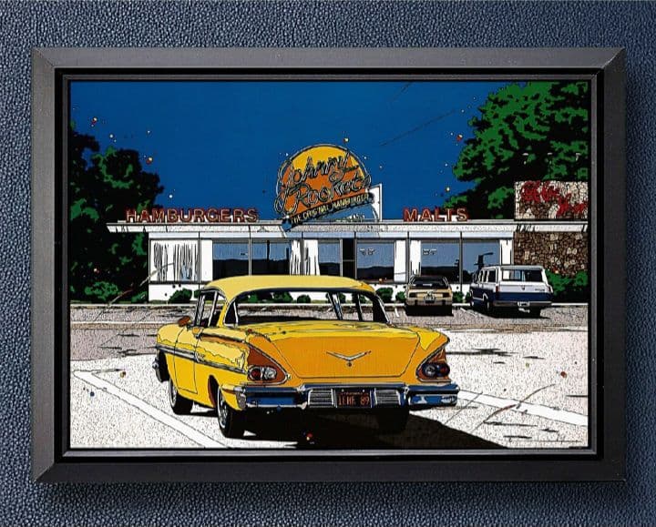 鈴木英人 / TOP BOY【A4サイズ写真ポスターフレーム付き４点セット】