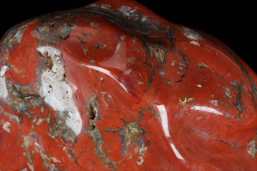 【希少・美石】佐渡 錦紅石 錦石 赤玉石　赤石 水石 原石 鑑賞石 25.8kg