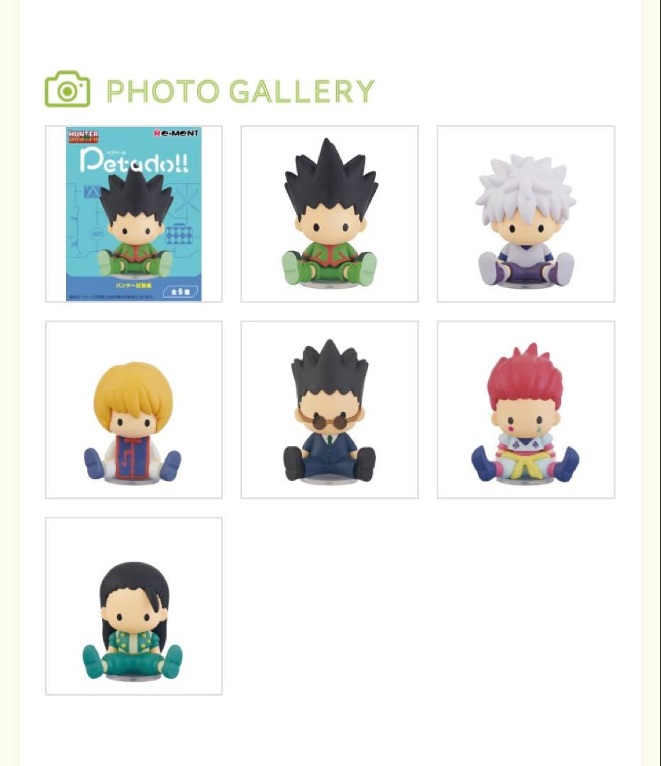 petadoll HUNTER×HUNTER 試験編 コンプリートセット6体 - メルカリ