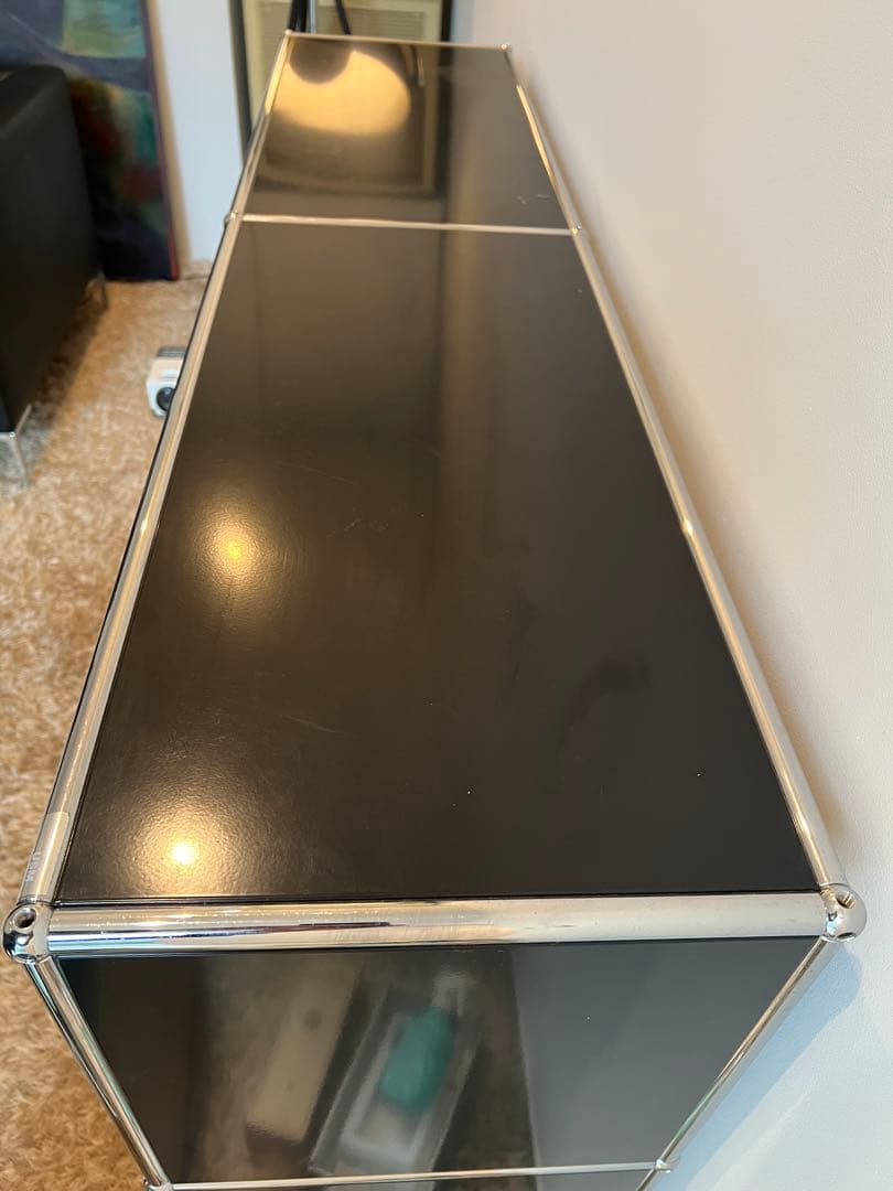 USM Haller スチールラック 黒