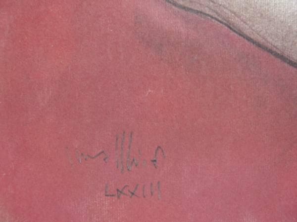 古沢岩美、デッサン 12、希少大判画集画、新品額装付、状態良好