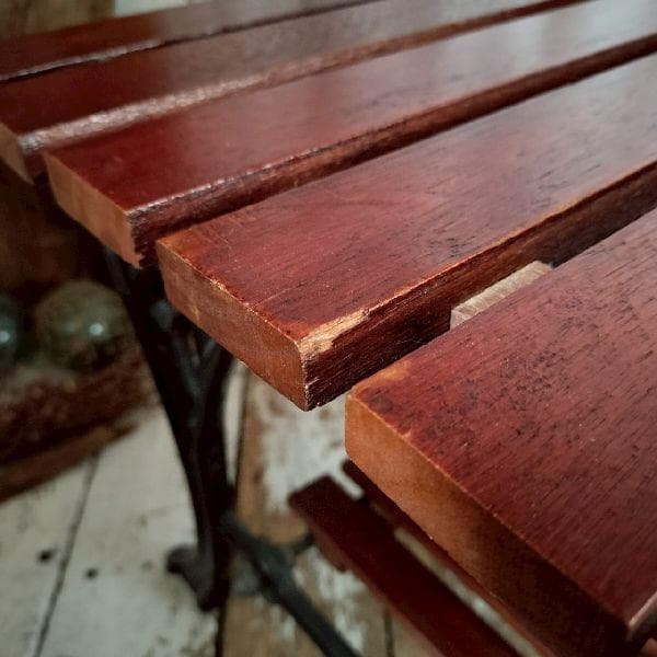 ヴィンテージ アイアン ローテーブル ウッド サイドテーブル 鉄脚 木製 無垢