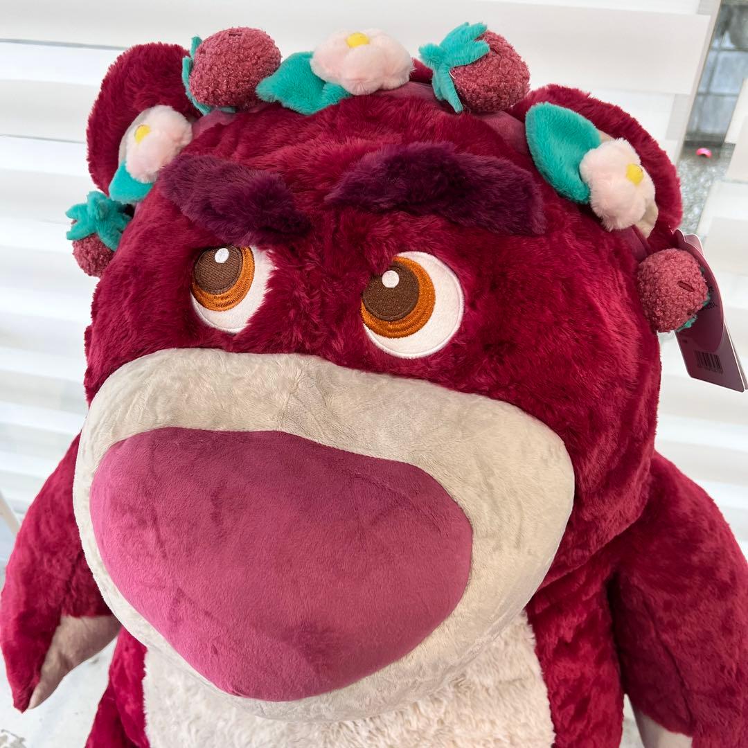 ロッツォコストコ再販BIGぬいぐるみいちごの香り付特大80cm