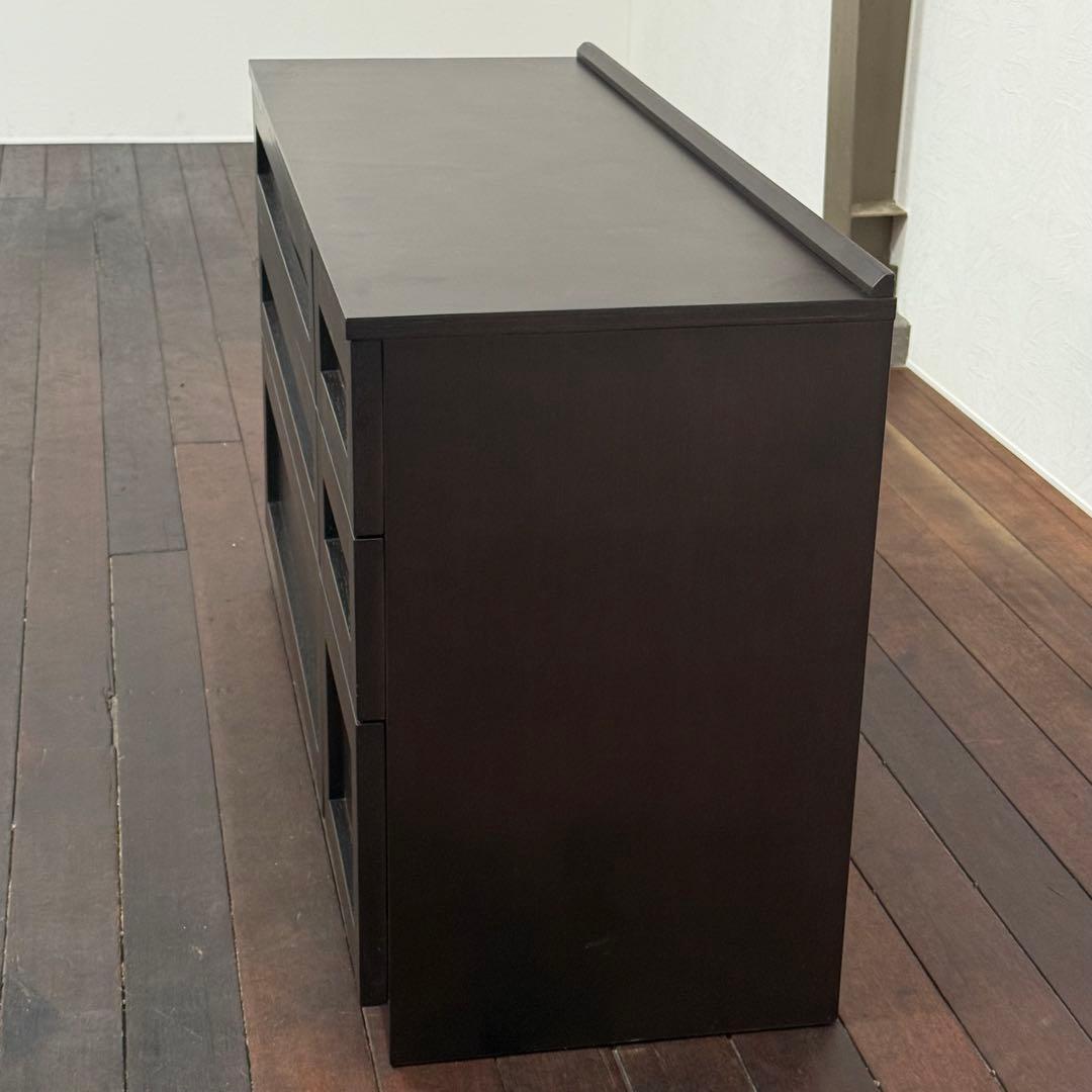 H21C9a IDC大塚家具 ヴィータ ドロワーチェスト WO-L40-DB - メルカリ