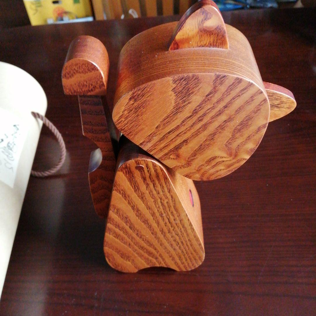 東濃ひのき　小林　招き猫　30.5cm