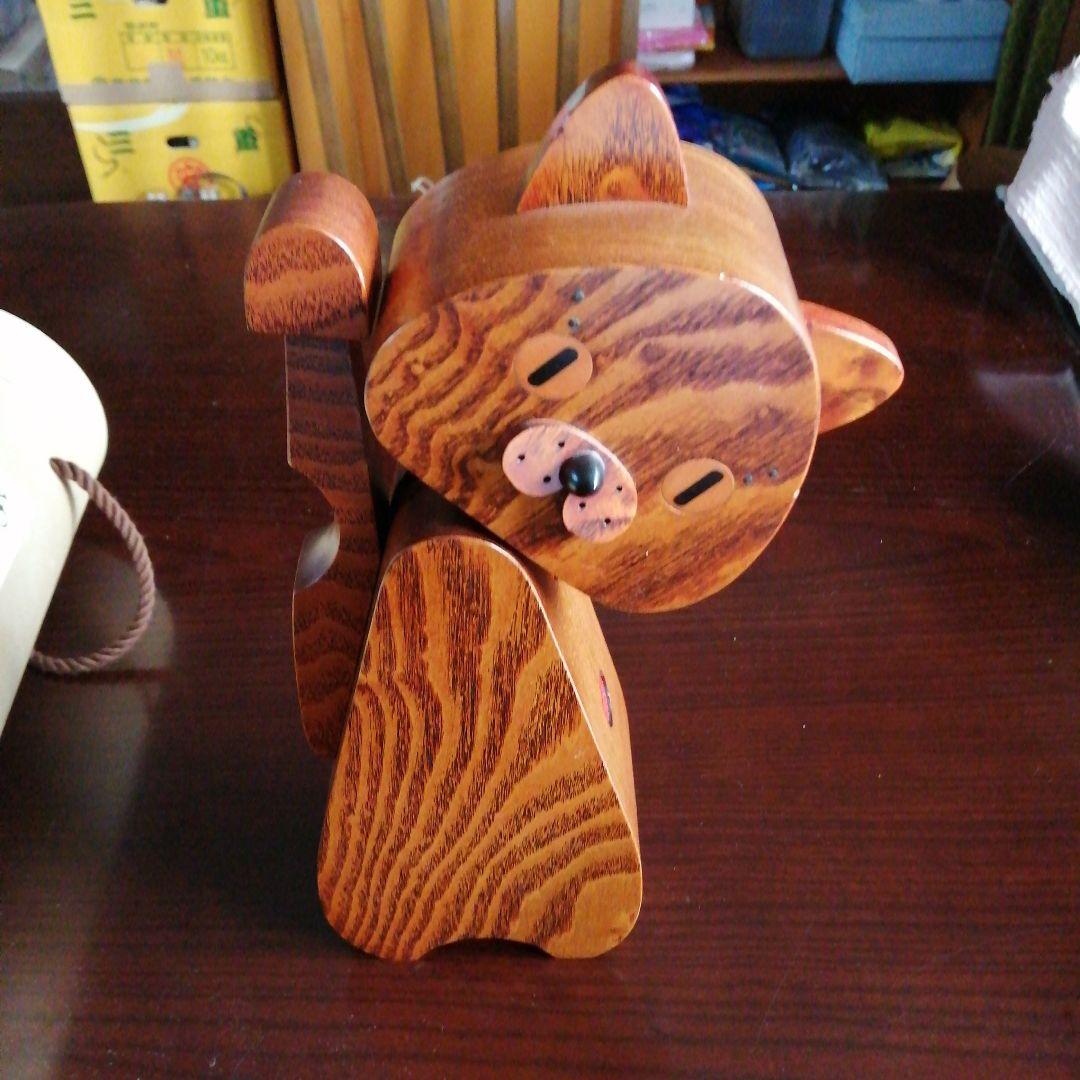 東濃ひのき　小林　招き猫　30.5cm