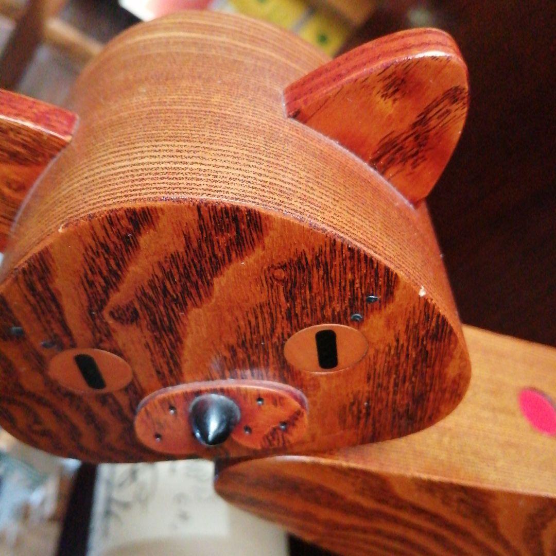 東濃ひのき　小林　招き猫　30.5cm