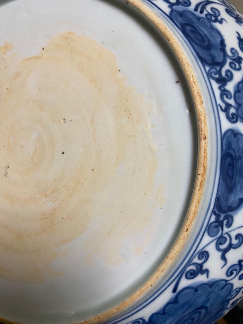 清時代 中國古美術 青白い皿骨董品 - メルカリ