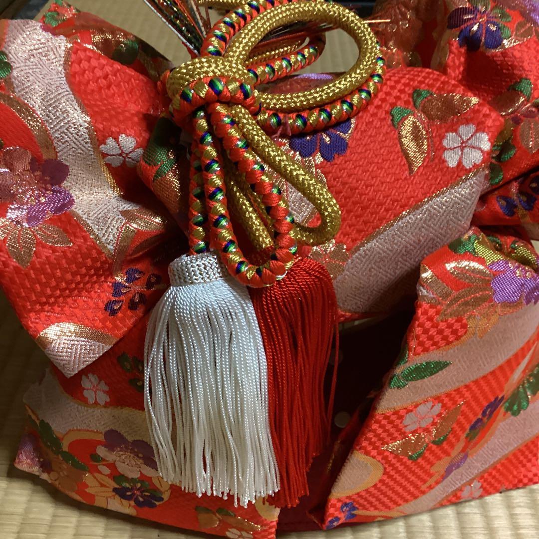 多少の難あり。七五三七歳用フルセット　帯幅14、5センチ　草履21センチ