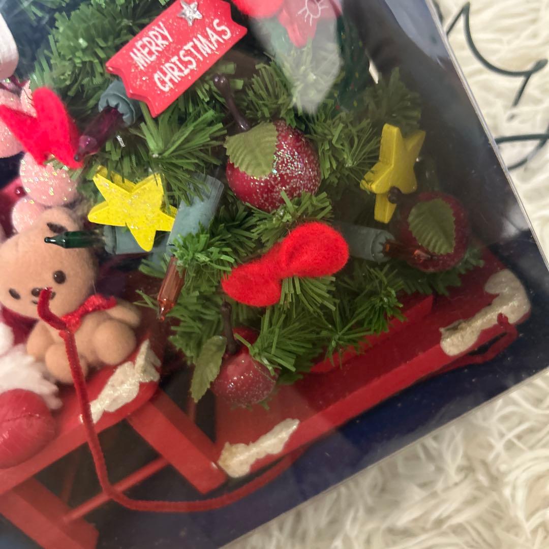 激レア サンリオ　ハローキティ　ジオラマライトマスコット　クリスマス