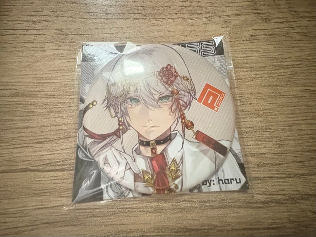 コンパス 非売品缶バッジ 鬼ヶ式うら