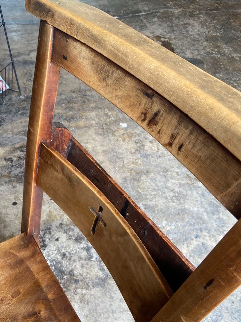 【今週末限定お値下げ】アンティーク＊チャーチチェア