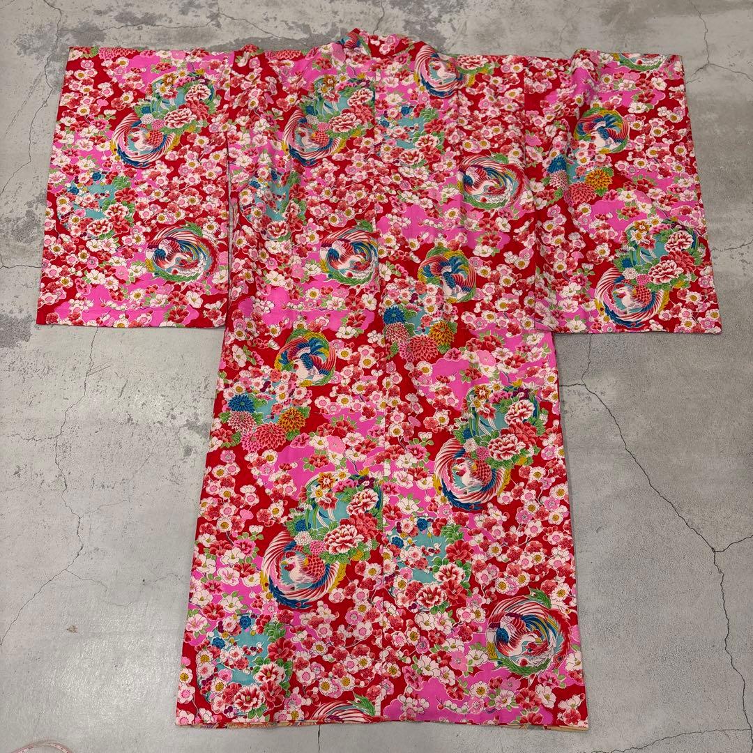 七五三　3歳着物 アンティーク着物【K3-03】