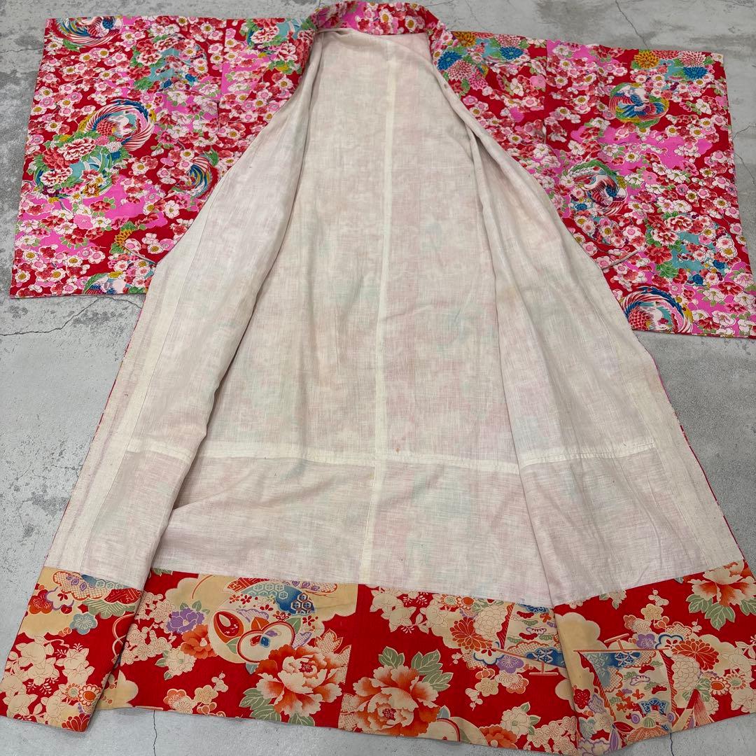 七五三　3歳着物 アンティーク着物【K3-03】