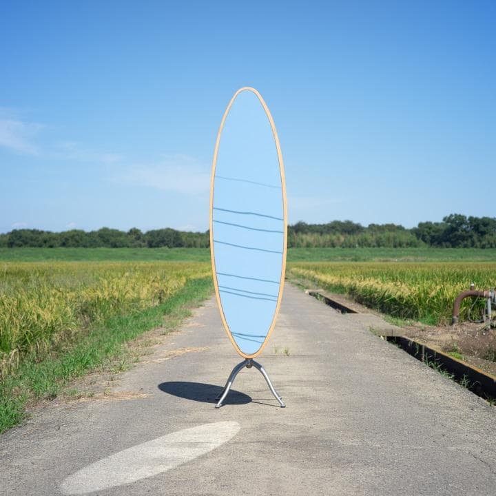 レア カリガリス 姿見 スタンドミラー 鏡 イタリアモダン デザイナーズ