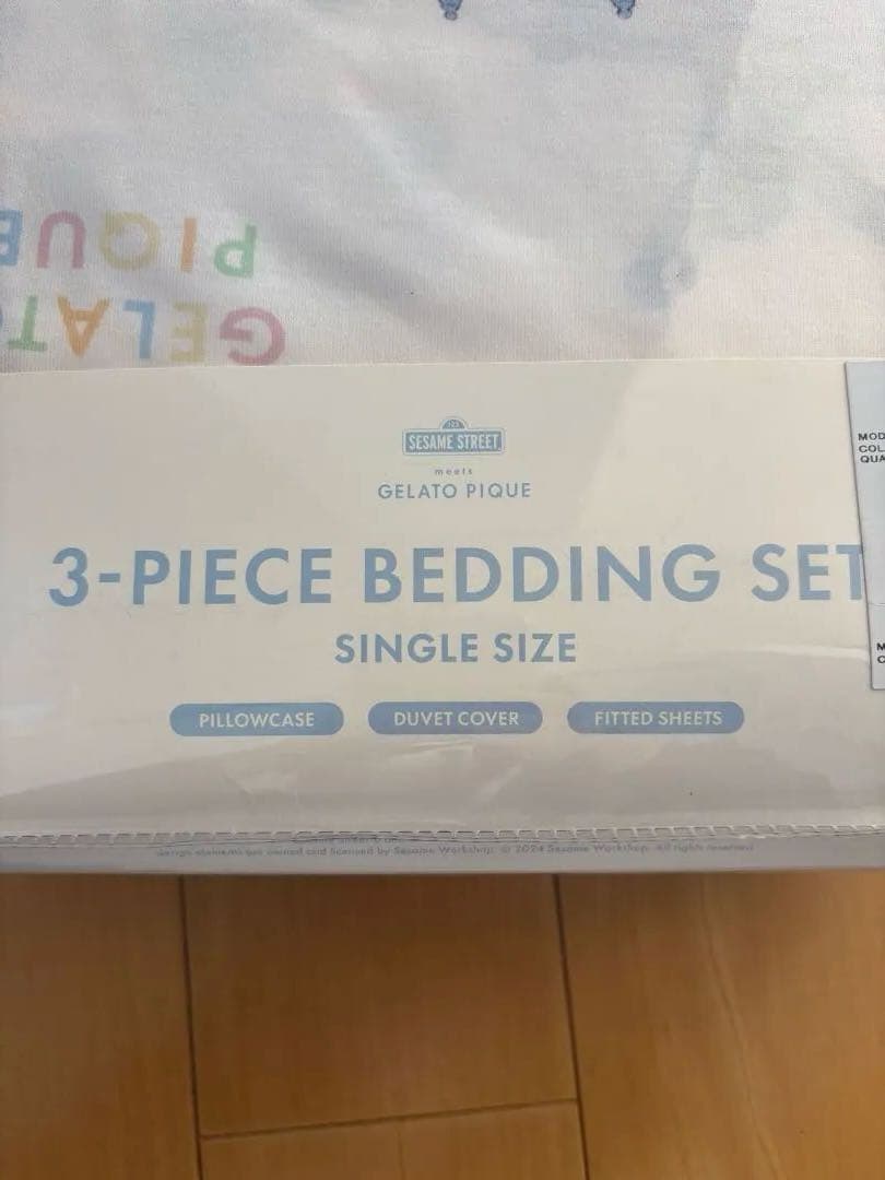 ジェラートピケ　セサミストリート シーツセット シングルサイズ