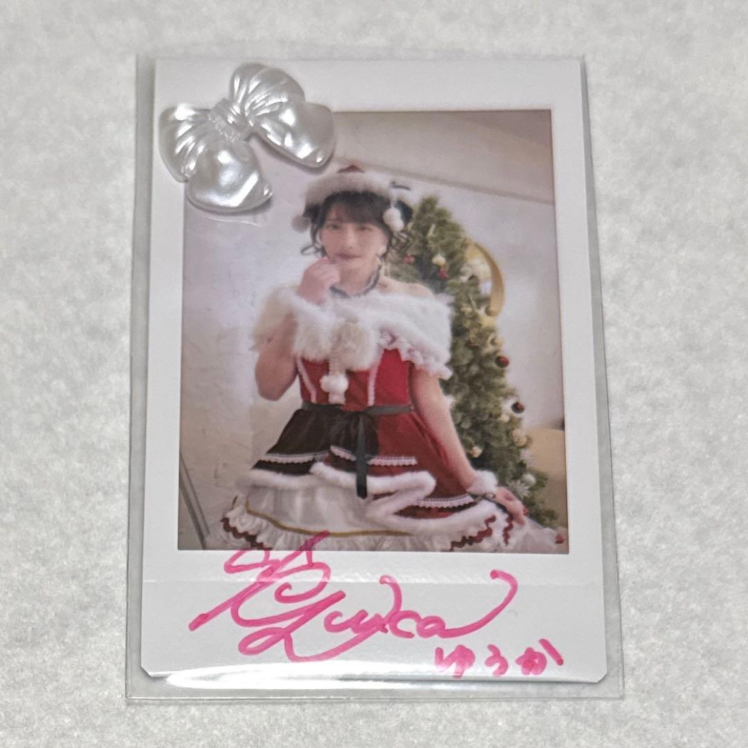 鈴木優香 クリスマス チェキ ポラロイド 直筆サイン - メルカリ