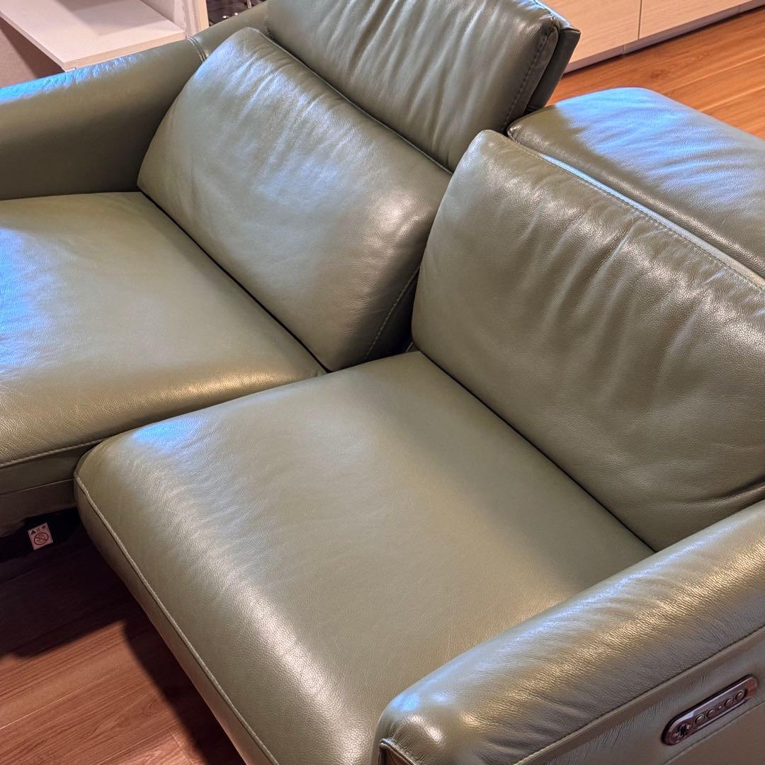 【IDC大塚】本革電動リクライニング ソファ L/S RELAX-49