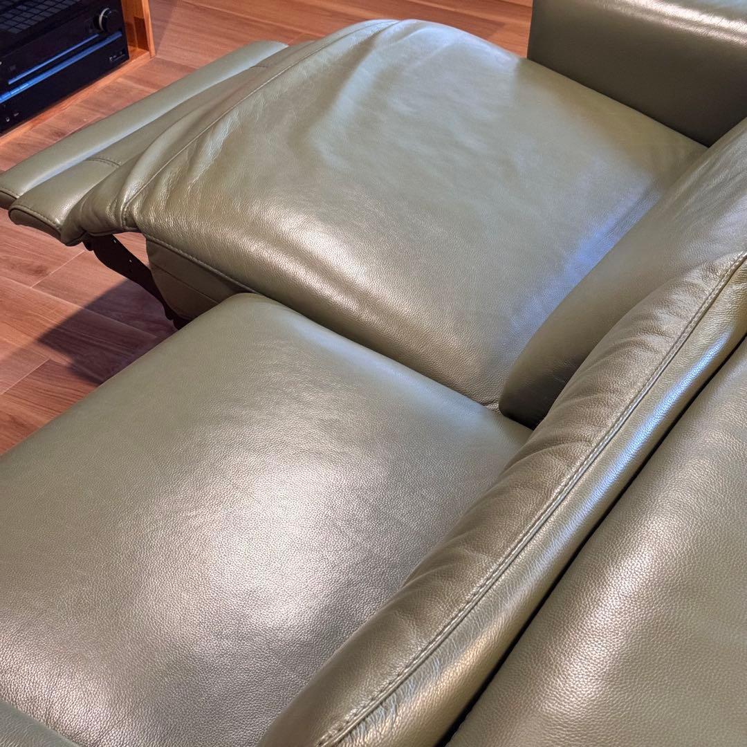 【IDC大塚】本革電動リクライニング ソファ L/S RELAX-49