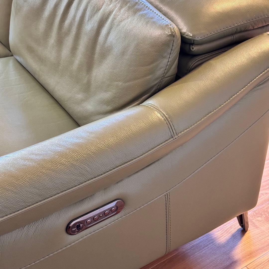 【IDC大塚】本革電動リクライニング ソファ L/S RELAX-49