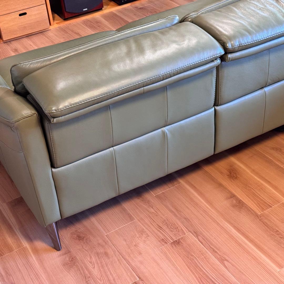 【IDC大塚】本革電動リクライニング ソファ L/S RELAX-49